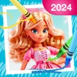 プログラムのアイコン：Doll Drawing - Coloring B…