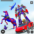 Car Robot Transform Game 3D - Horse Robot Games