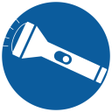 أيقونة البرنامج: Flashlight with timer and…