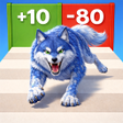 أيقونة البرنامج: Wolf Run Evolution Game