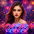 أيقونة البرنامج: New Year Photo Frame 2025