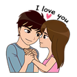 プログラムのアイコン：WAStickerApps - Love Stic…