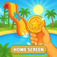 أيقونة البرنامج: Waterslide Tycoon Home Sc…