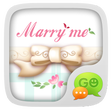 Icon of program: GO SMS PRO MARRY ME THEME