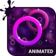Purple Rings Animated Keyboard