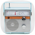 ไอคอนของโปรแกรม: Fm Am tuner radio for off…