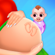Pregnant Mommy  newborn Baby icon