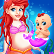 프로그램 아이콘: Pragnant Mermaid Care New…