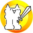 Ícone do programa: Tap cat RPG. Simple emoji…