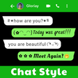 Stylis chat style for whatsApp