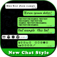 Stylis chat style for whatsApp