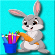 程序图标：Cute Rabbit Coloring Book