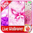 Icon of program: Pink glitter Live Wallpap…