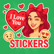 Иконка программы: Stickers for WhatsApp  em…