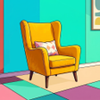 أيقونة البرنامج: ASMR Room Decor: Home Des…