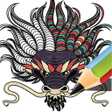 プログラムのアイコン：Mystic coloring book
