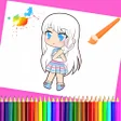 プログラムのアイコン：Gacha Life Coloring Book …