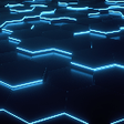 Icon of program: Hexagon Grid Blue Live Wa…