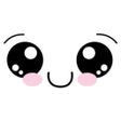 أيقونة البرنامج: Cute Face - OwO Kawaii Ga…