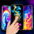 Ícone do programa: Live Wallpaper - Magic Fl…