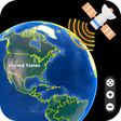 程序图标：Live Earth Map 2018  Sate…