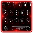 Black Red Metal Keyboard