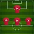Lineup zone - Soccer Lineup