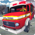 أيقونة البرنامج: Fire Truck Rescue Simulat…