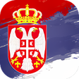 プログラムのアイコン：Serbia Flag Wallpapers