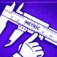 أيقونة البرنامج: Metric vernier caliper