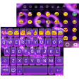 Neon Heart Emoji Gif Keyboard Wallpaper