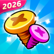 ไอคอนของโปรแกรม: Unscrew Nuts Sort: Pin Pu…