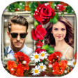 プログラムのアイコン：Flower Dual Photo Frames