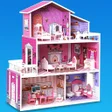プログラムのアイコン：Doll house design home ga…