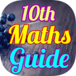 أيقونة البرنامج: 10th Maths Guide Tamil Na…
