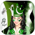 Icono de programa: Pakistan Flag Face photo …