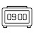 Ikon program: Floating Digital Clock fo…