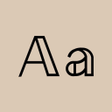 Symbol des Programms: Font Designs