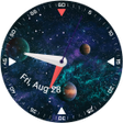 ไอคอนของโปรแกรม: 3D Galaxy Watch Face