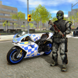 プログラムのアイコン：Police Bike Real Crime Dr…