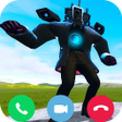 Skibidi Cameraman fake call icon
