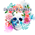 プログラムのアイコン：Skull Flowers Wallpaper