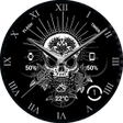 أيقونة البرنامج: Skull Wear Watch Face