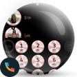 プログラムのアイコン：Theme Dialer Metal Rose G…