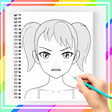 程序图标：How to Draw Manga Face  F…