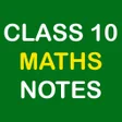 プログラムのアイコン：Class 10 Maths Notes