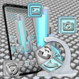 Ikon program: 3D Cube Launcher Theme
