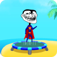 Trampoline Backflip - Diving Madness Man Games