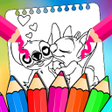 Icoon van programma: Blue Koala Coloring Game