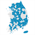 プログラムのアイコン：Visited Korea Map
